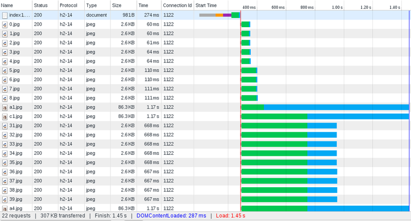 Page Load time: 1.45s